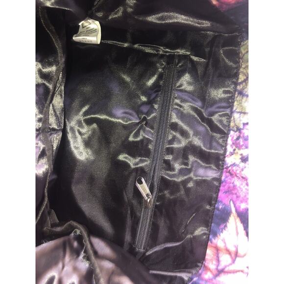 Leaf Print Drawstring Backpack Front Pocket‎ Casual Daypack - Picture 9 of 12